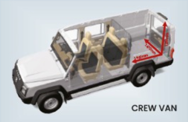 Trax Crew Van 5+D